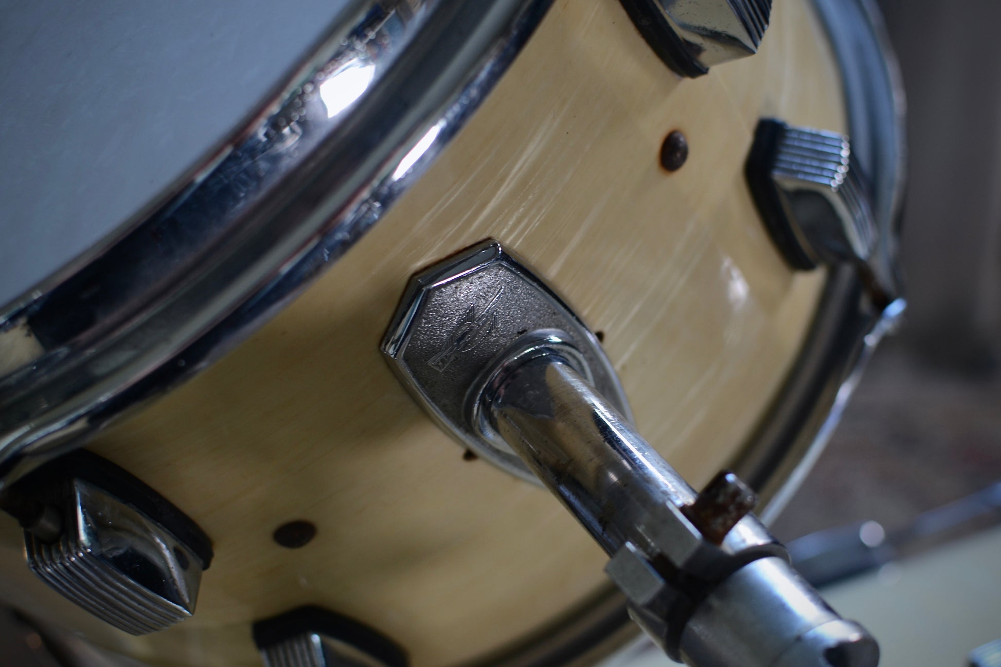 Trixon '0/200' Luxus Vintage Drum Kit in White Silk Pearl 13/16/20" - 1960s