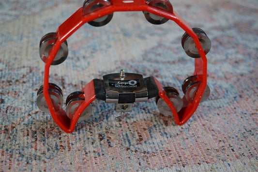 Percussion Plus Century Mountable Tambourine - Red