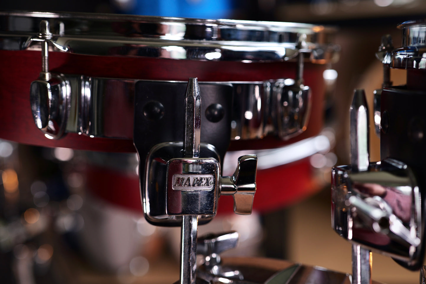 HD Custom 'Chop Kit' 4-piece Compact Drum Kit in Satin Cherry Red