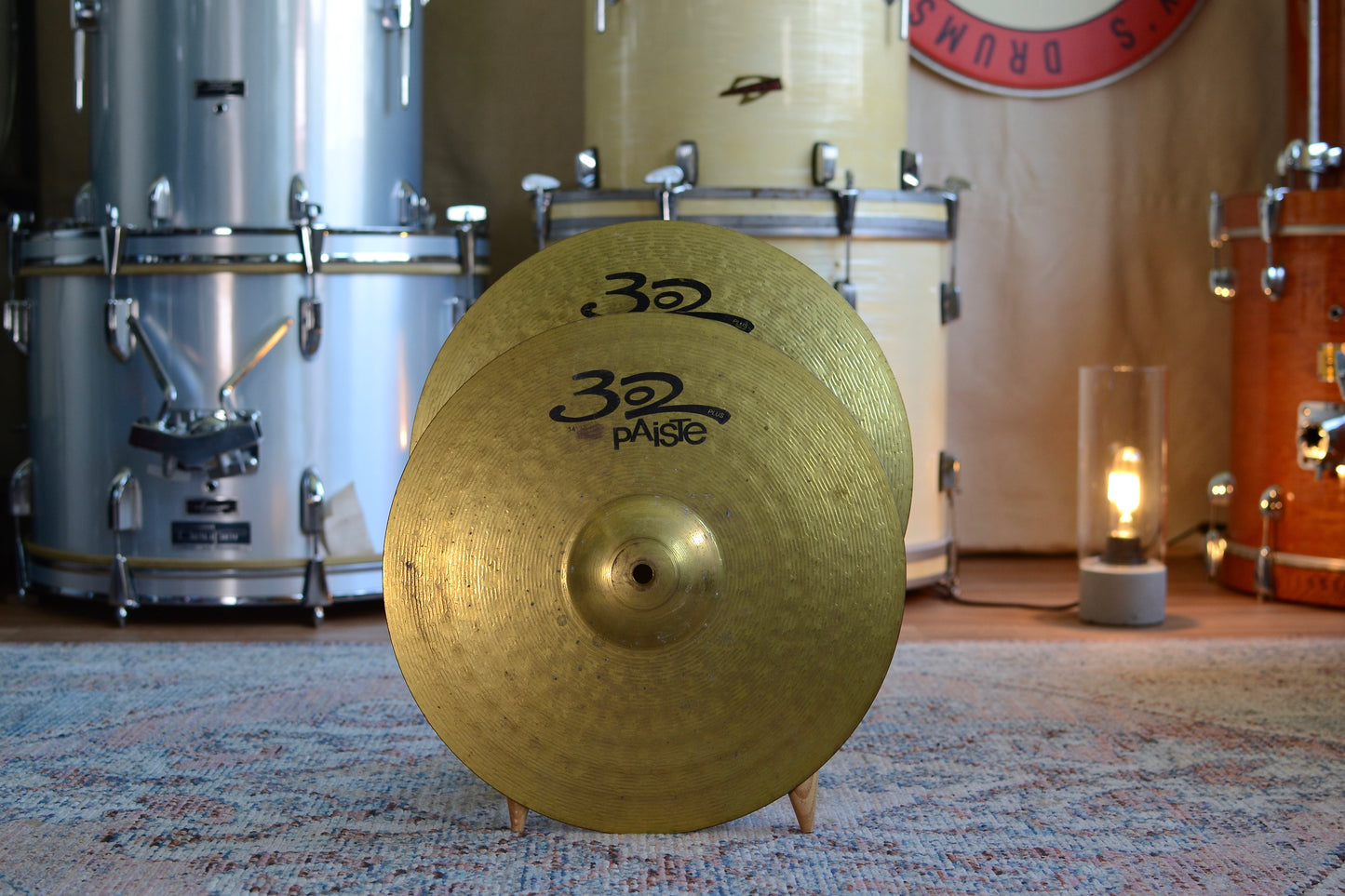 Paiste 302 Plus 14" Hi-hat Cymbals - 739/860g