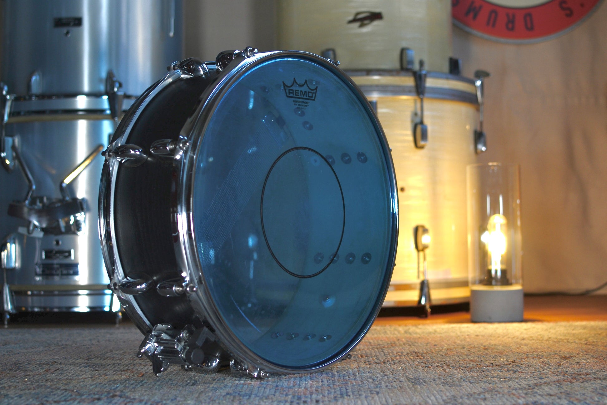 Sonix 14x5" Snare Drum in Black Wood Vinyl Finish