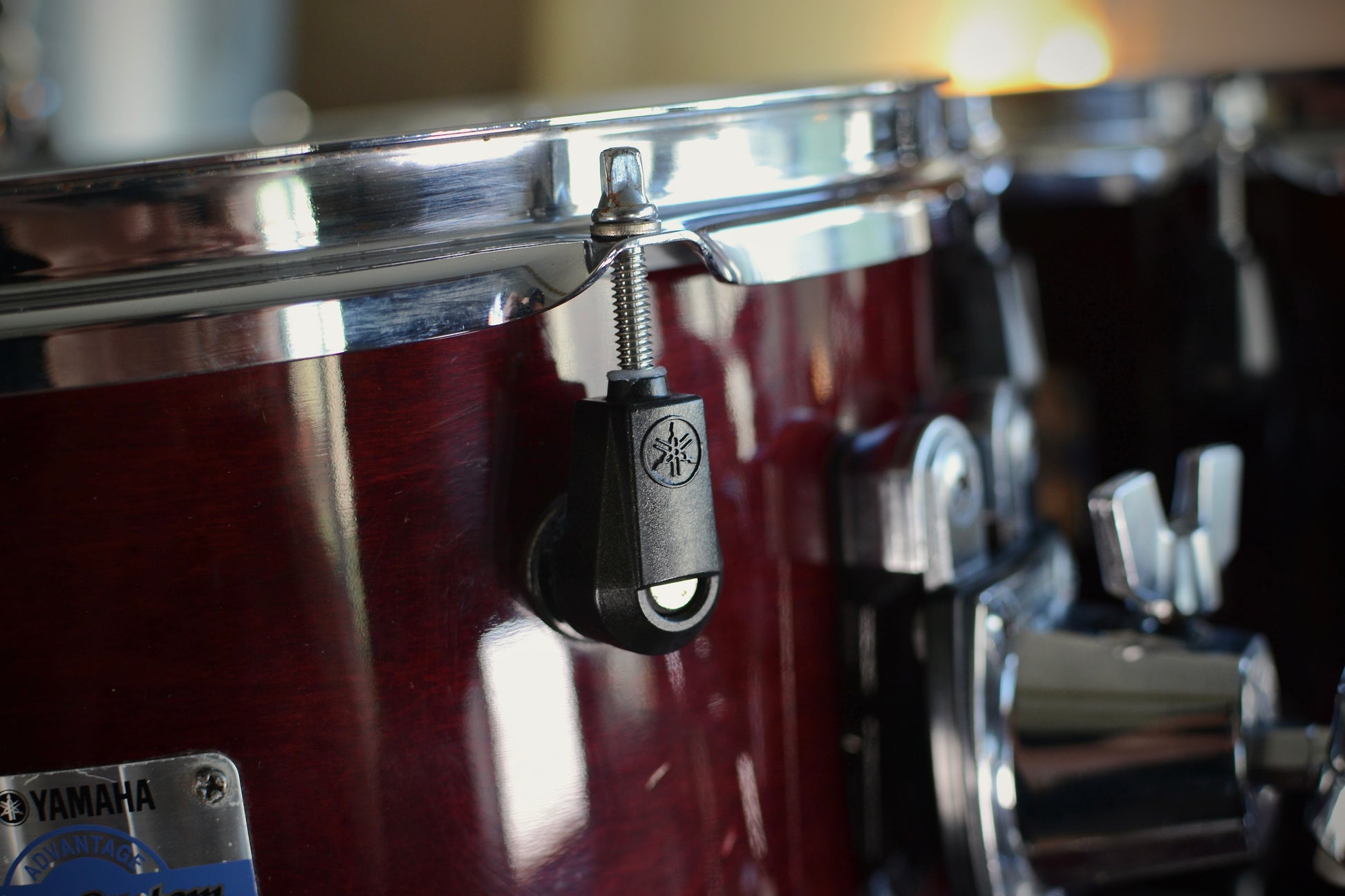 Yamaha Stage Custom Advantage Nouveau 5-Piece Drum Kit in Cranberry Red