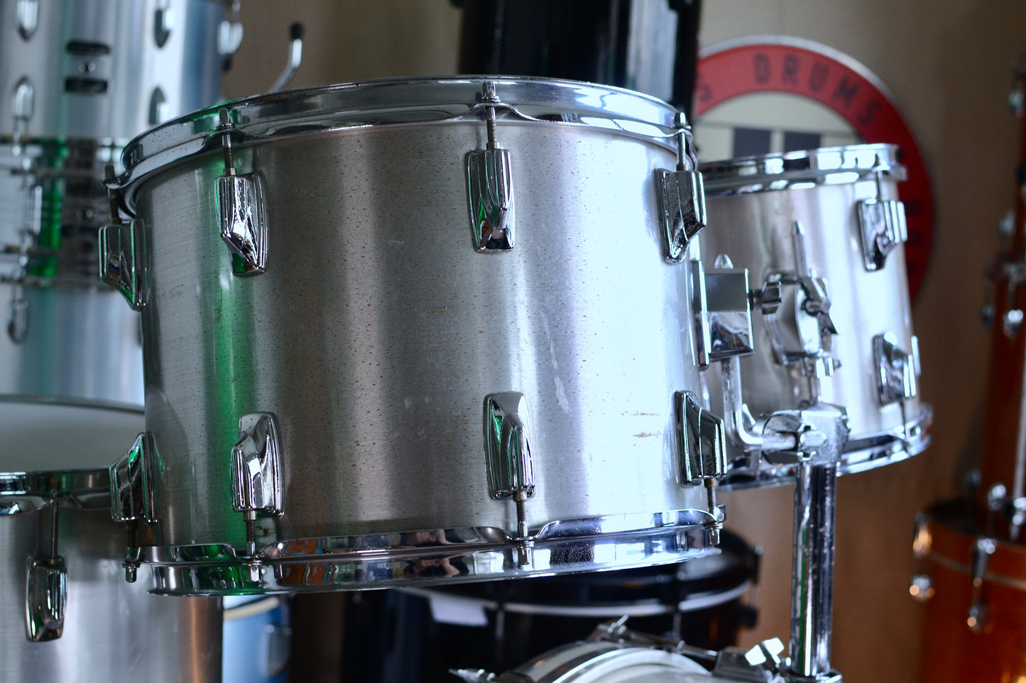 Tama Vintage Imperialstar 4-piece Drum Kit in M-53 Metallic White - 1982