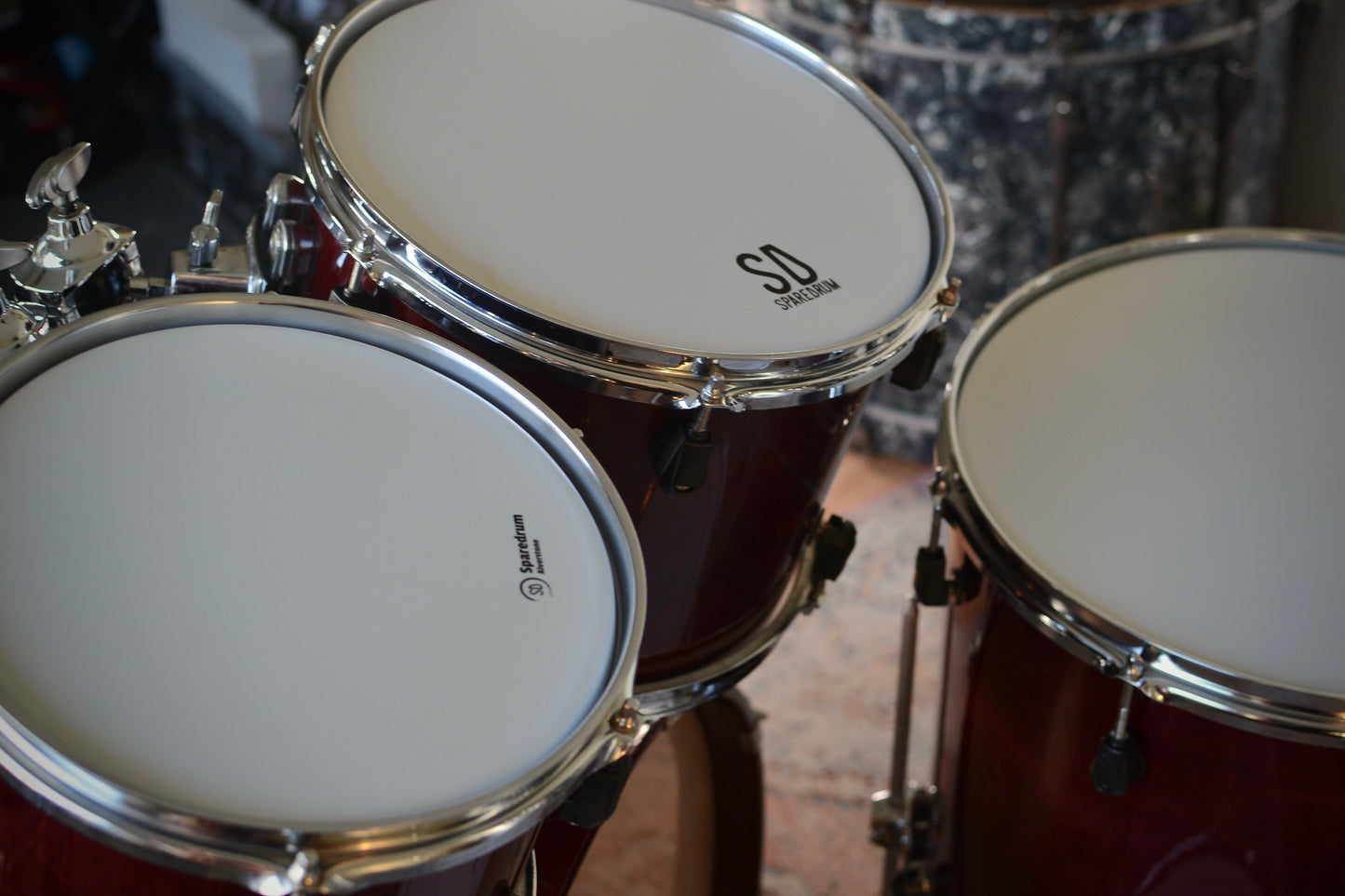 Yamaha Stage Custom Advantage Nouveau 5-Piece Drum Kit in Cranberry Red