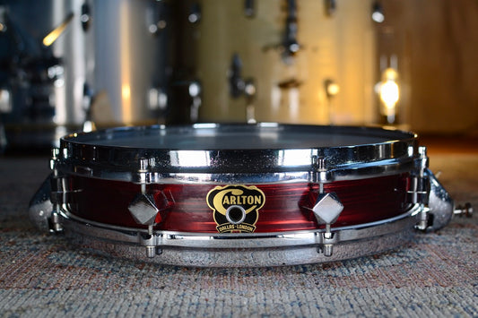 Carlton '1003 - Cracker' Vintage 14x3” Snare Drum in Red Silk - 1965