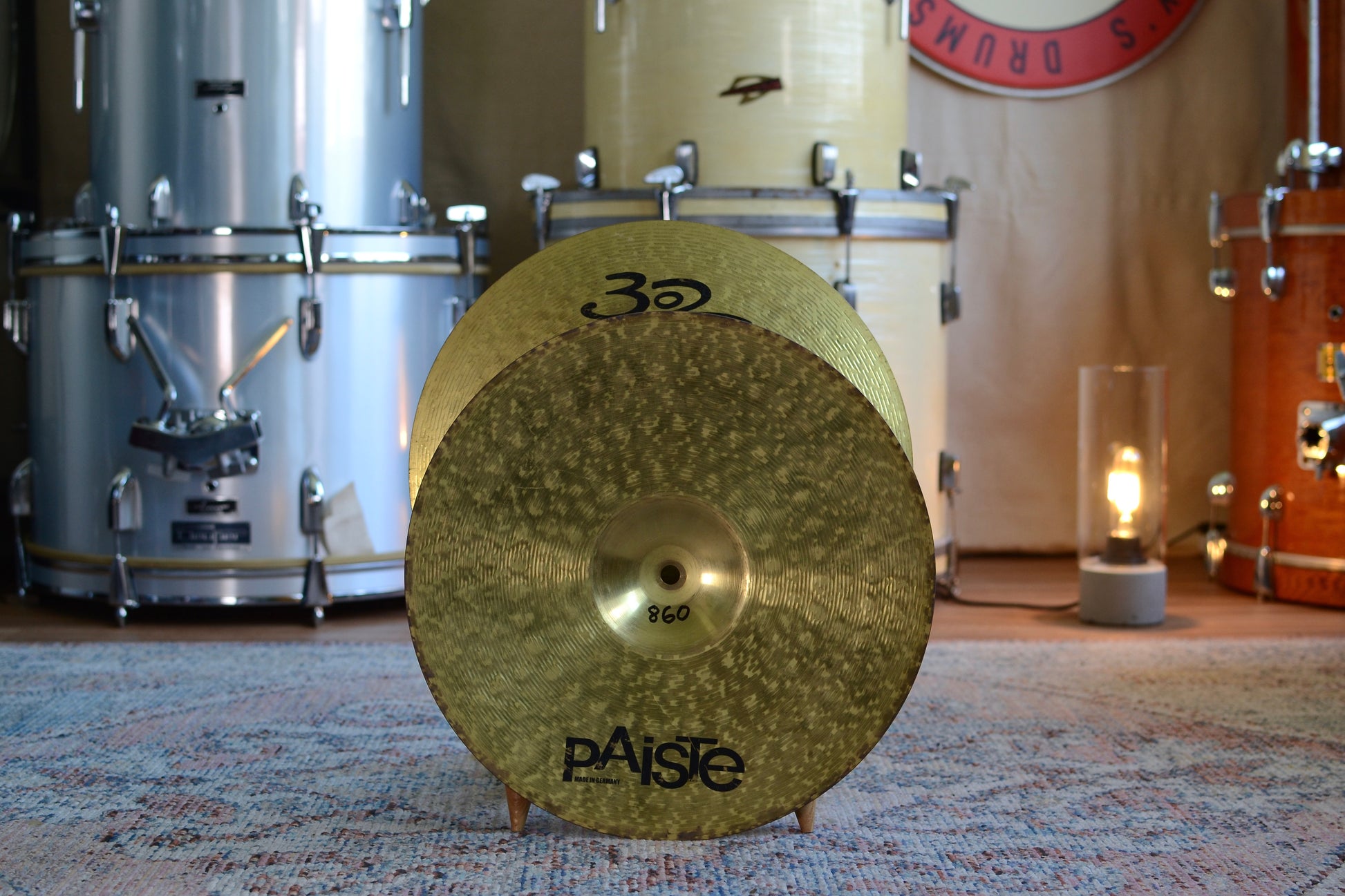 Paiste 302 Plus 14" Hi-hat Cymbals - 739/860g