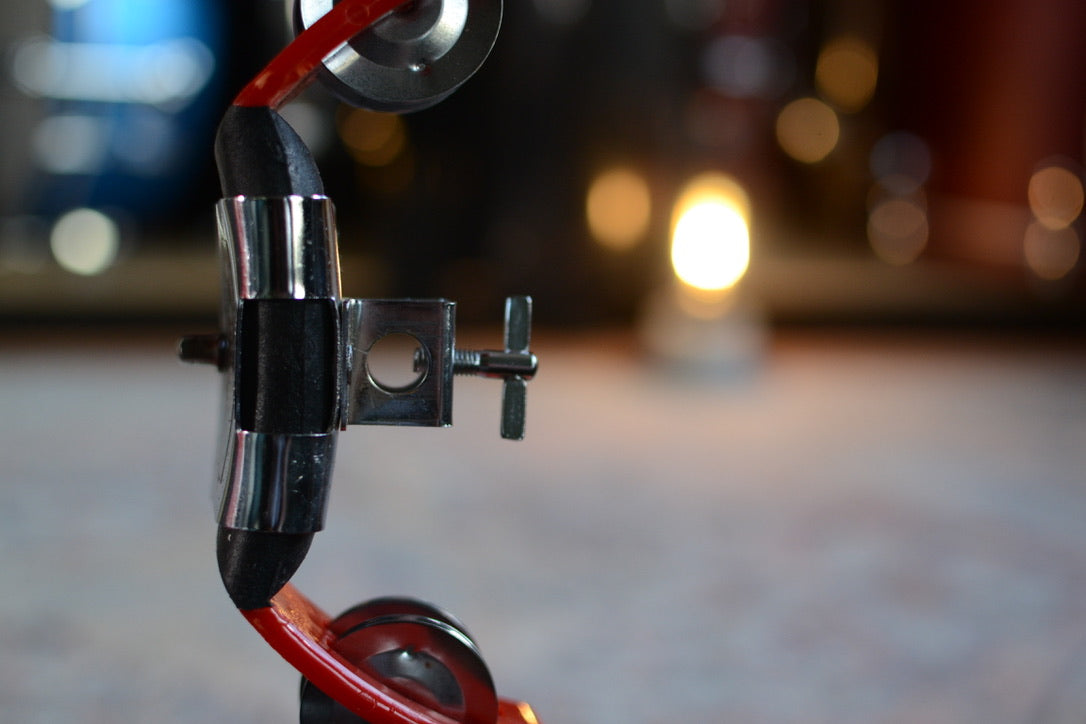 Percussion Plus Century Mountable Tambourine - Red