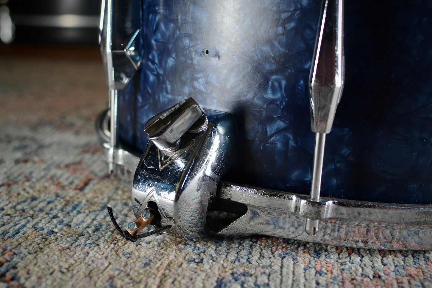 Carlton '1005' Symphony Model Vintage 14x10” Snare Drum in Blue Pearl - 1959