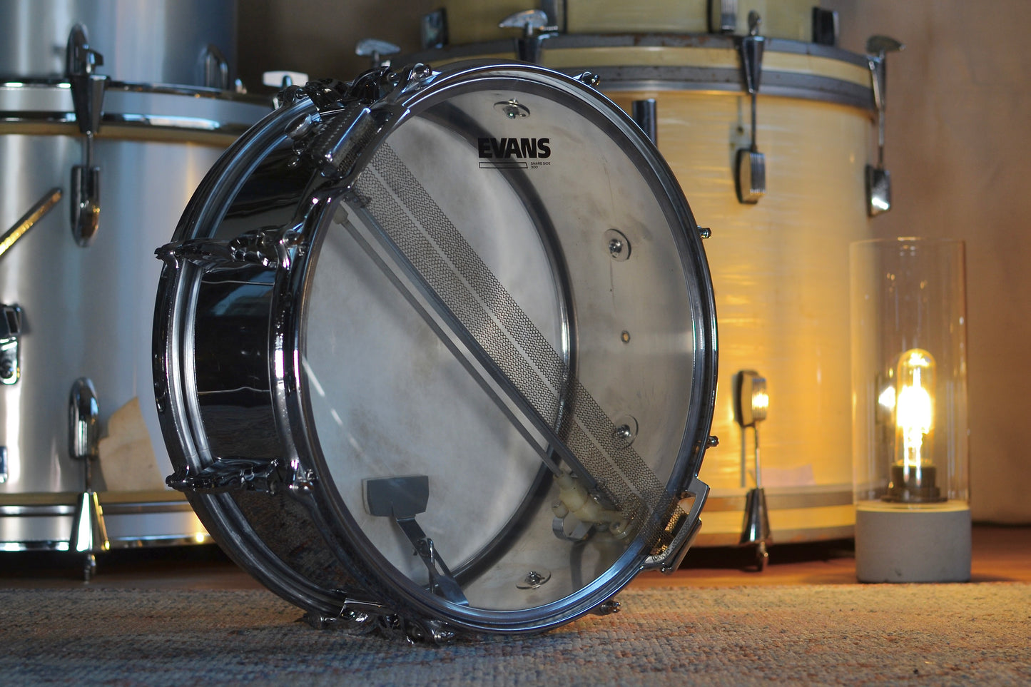 Premier ‘Royal Ace’ 14x5.5" Vintage Chrome Over Brass Snare Drum - Late 1960s