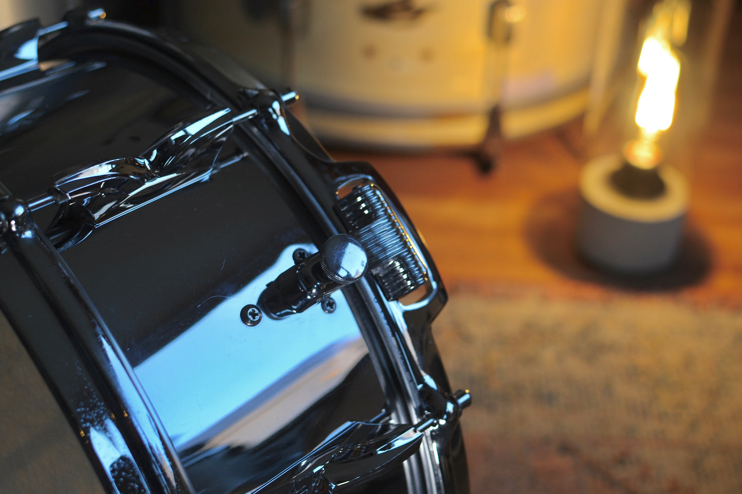 Premier ‘Royal Ace’ 14x5.5" Vintage Chrome Over Brass Snare Drum - Late 1960s