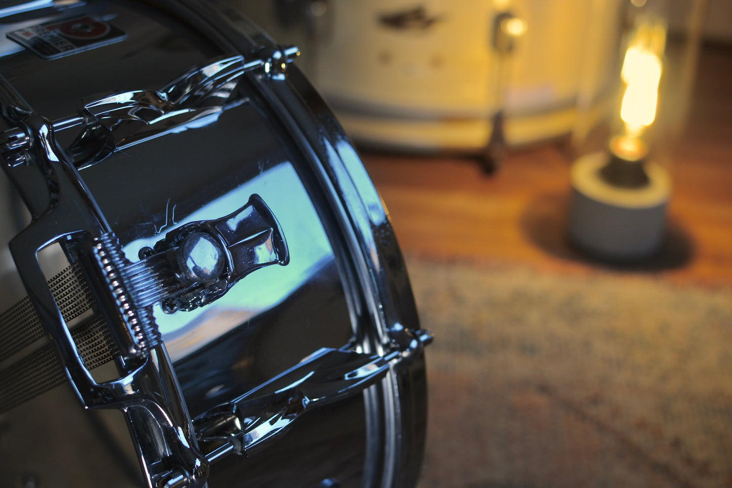 Premier ‘Royal Ace’ 14x5.5" Vintage Chrome Over Brass Snare Drum - Late 1960s