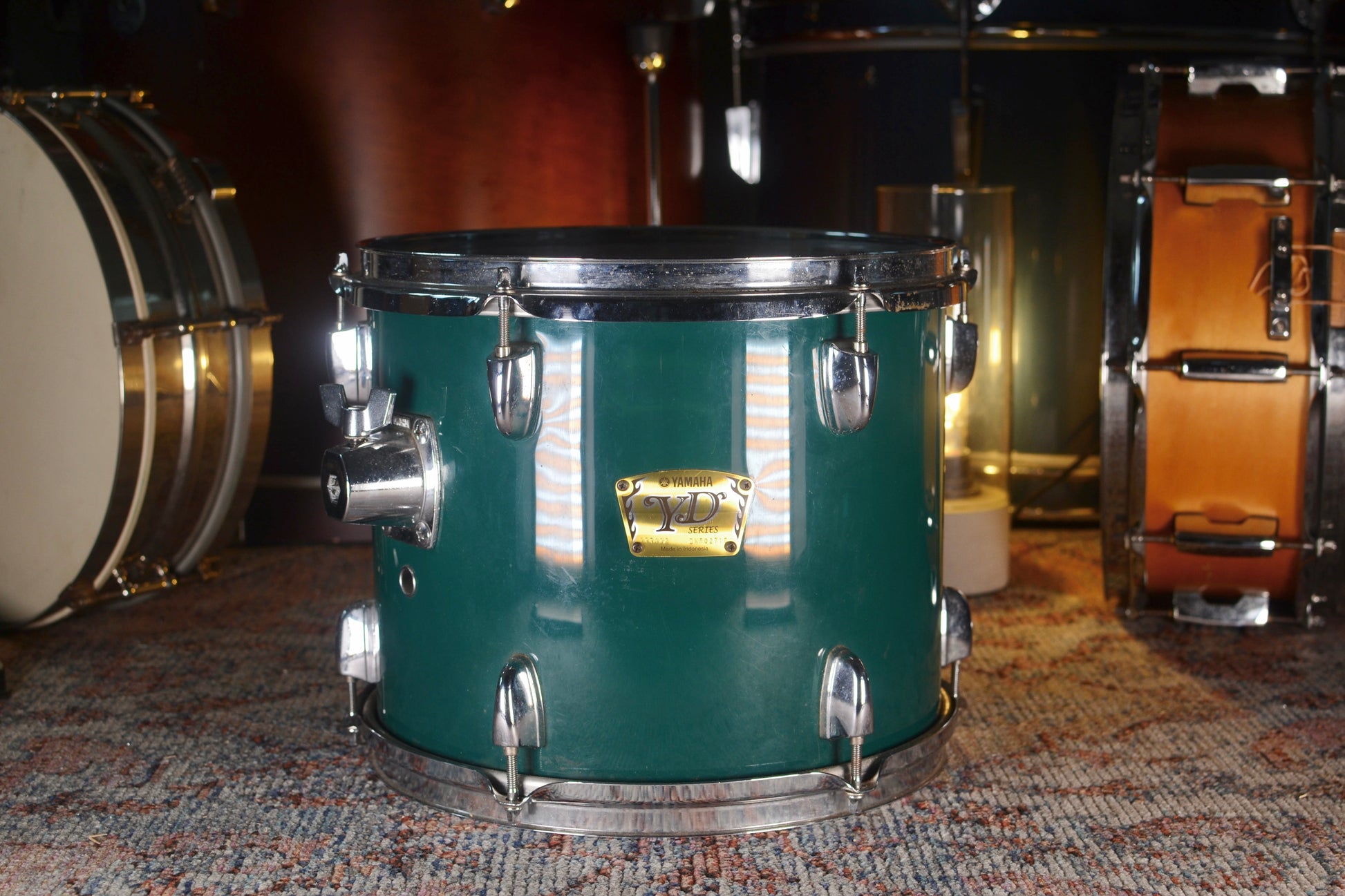 Yamaha YD 12x10" Rack Tom in Emerald Green