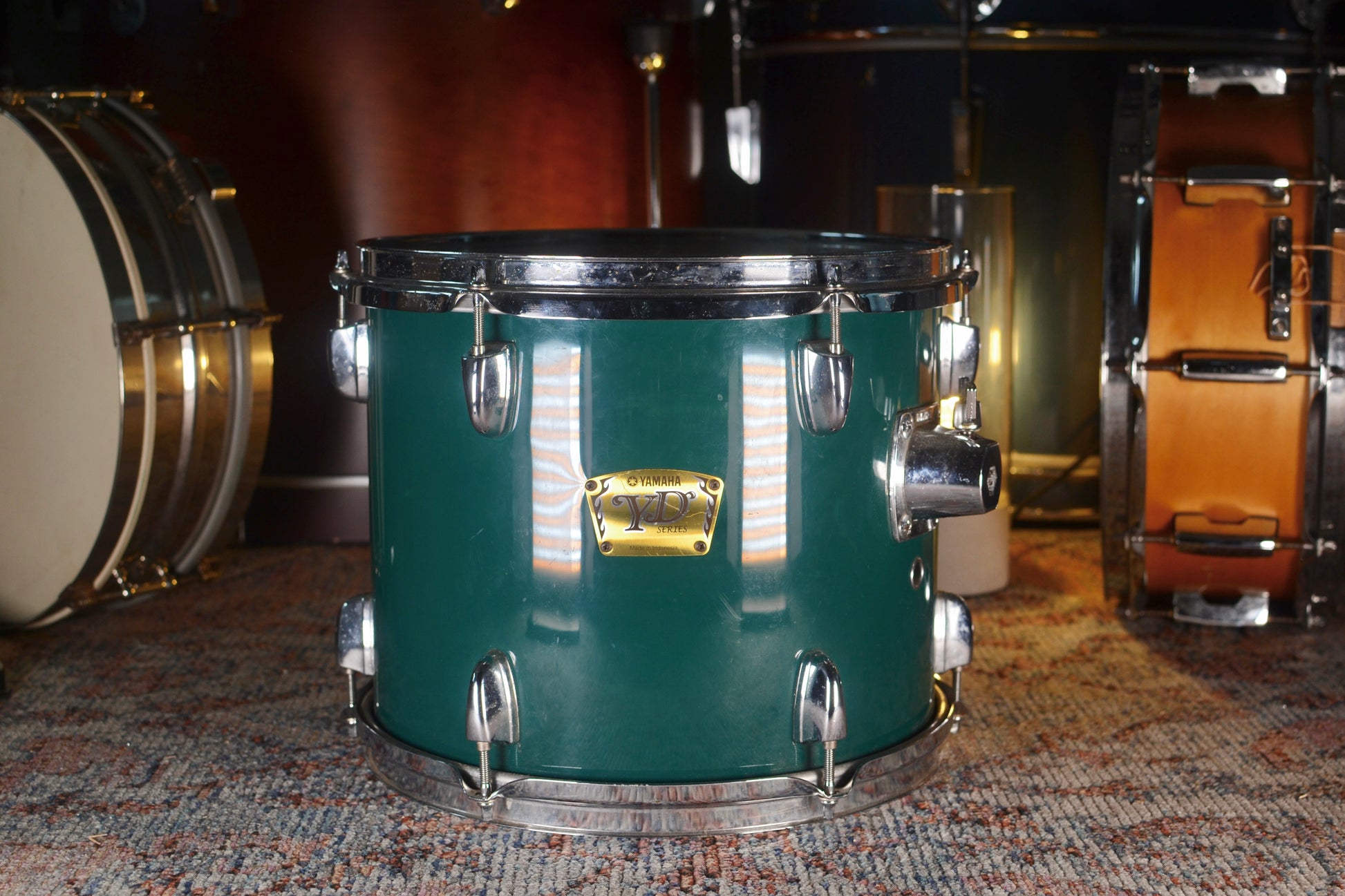 Yamaha YD 12x10" Rack Tom in Emerald Green