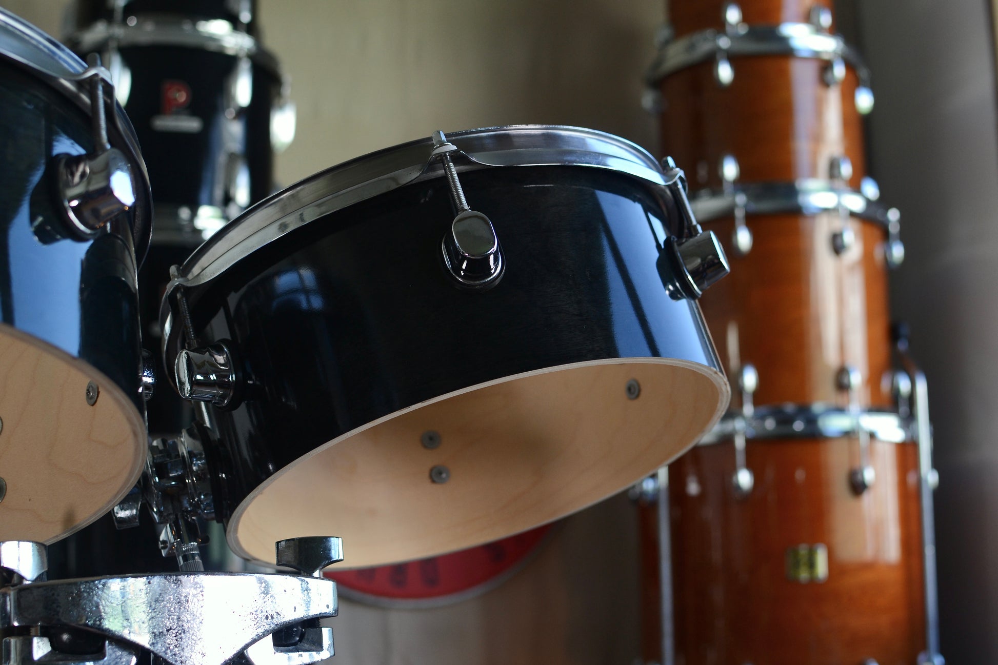 HD Custom 'Chop Kit' 4-piece Compact Drum Kit in Black Lacquer