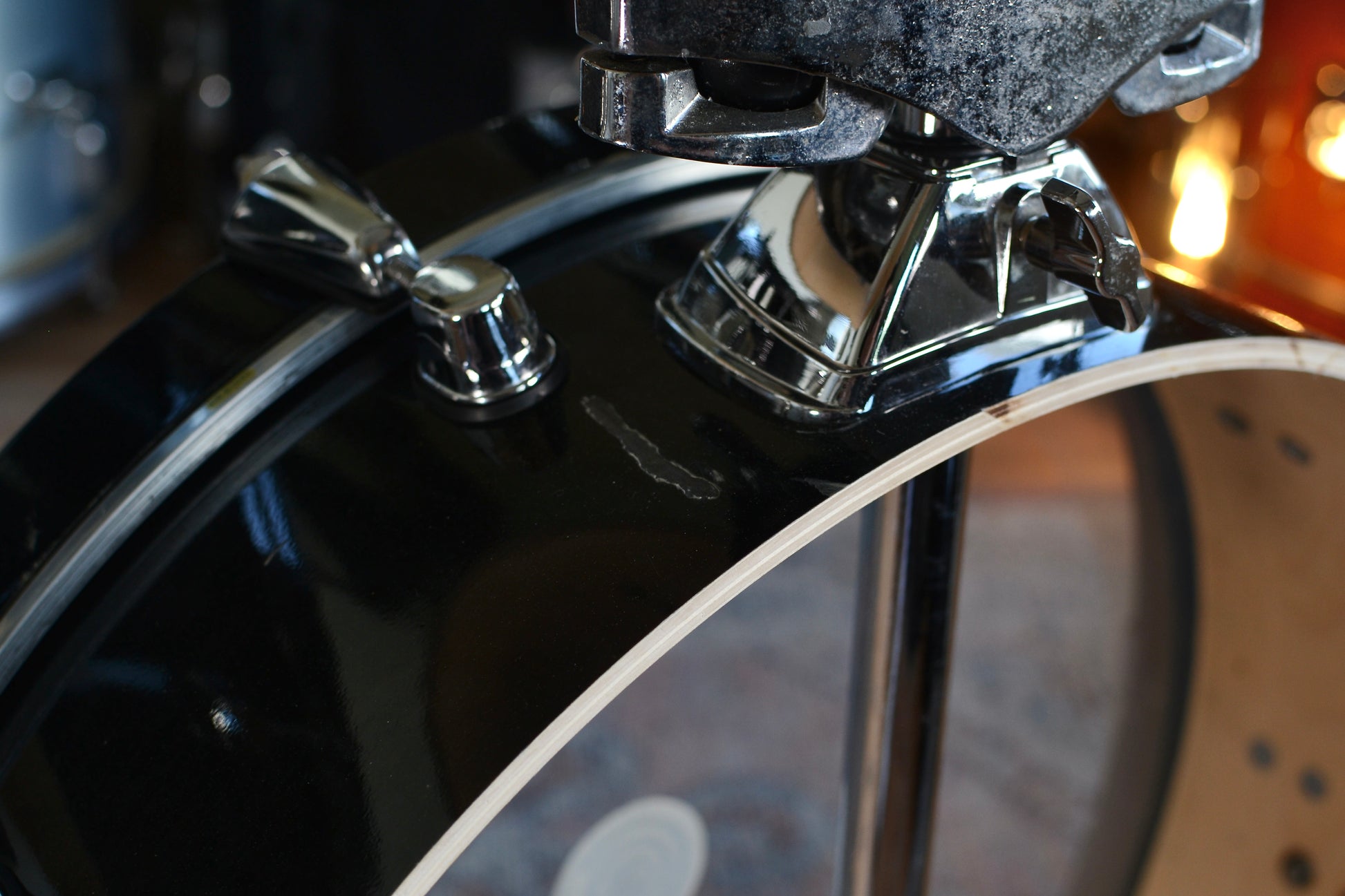 HD Custom 'Chop Kit' 4-piece Compact Drum Kit in Black Lacquer