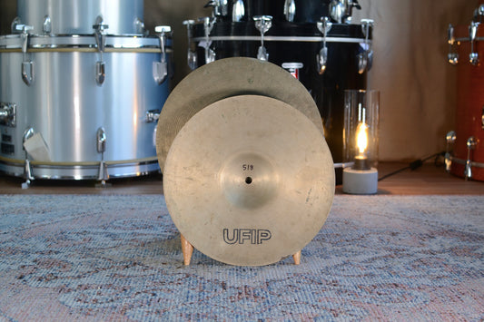 UFIP Vintage 12" Hi-hat Cymbals - 518/604g