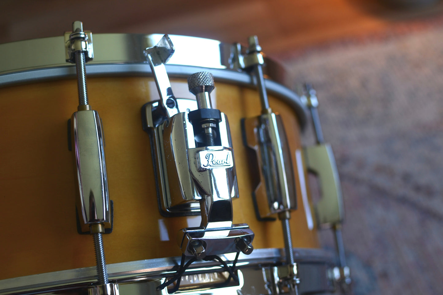 Pearl 'MMX5514C' MMX Masters Custom 14x5.5" Snare Drum in Natural Maple - 1999