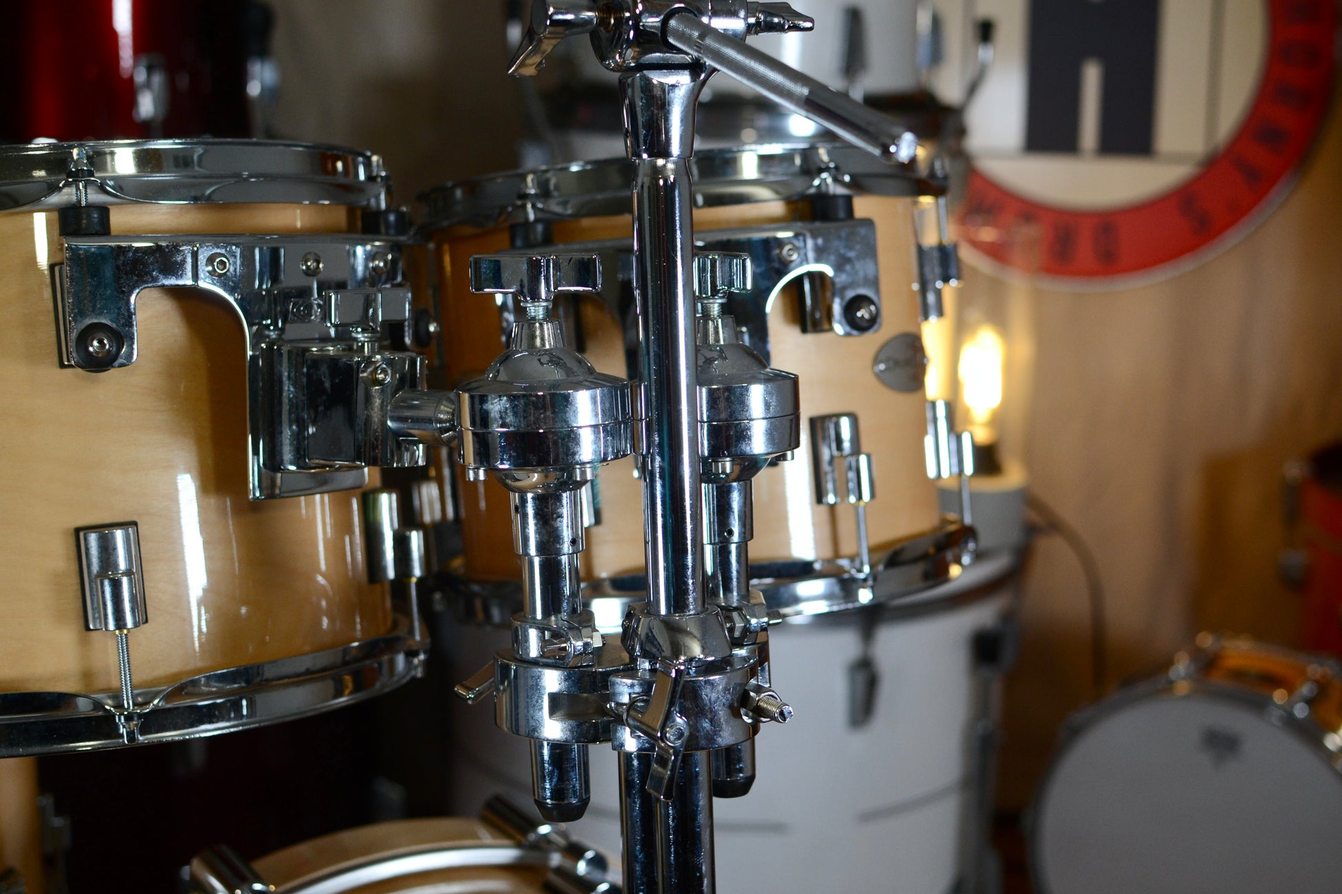 DrumCraft Series 6 Birch Drum Kit in Natural Gloss - 10/12/14/20/14SD