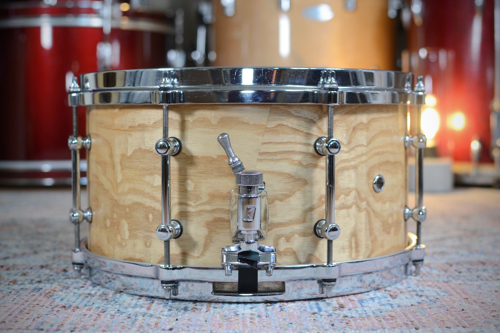 Tama S.L.P. 'LGM137' 13x7" G-Maple Snare Drum in Satin Tamo Ash