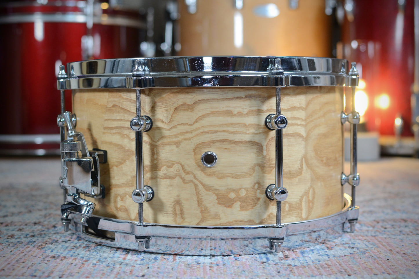 Tama S.L.P. 'LGM137' 13x7" G-Maple Snare Drum in Satin Tamo Ash