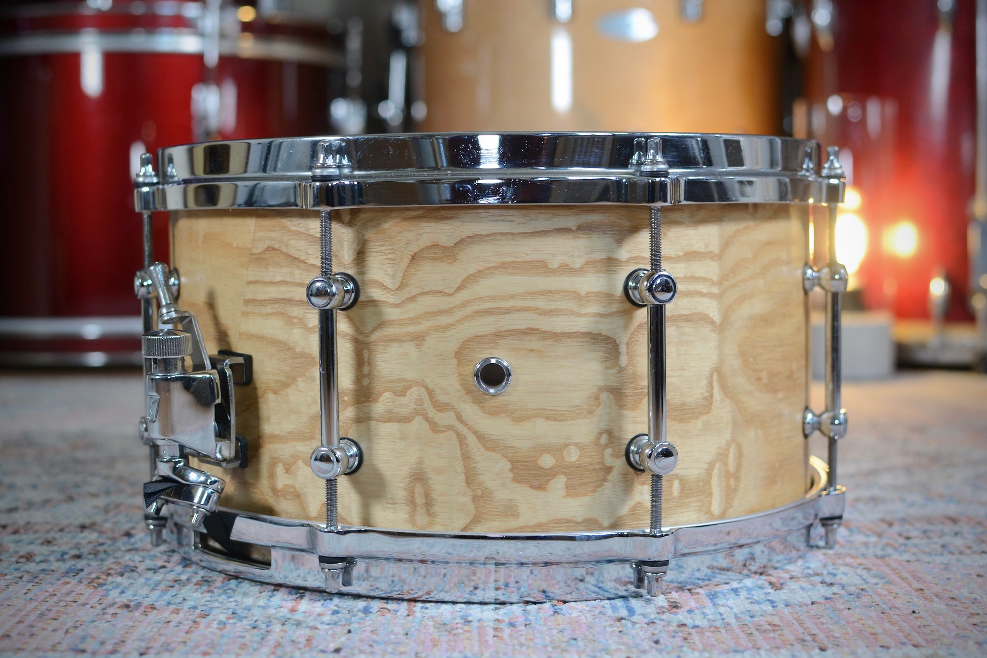 Tama S.L.P. 'LGM137' 13x7" G-Maple Snare Drum in Satin Tamo Ash