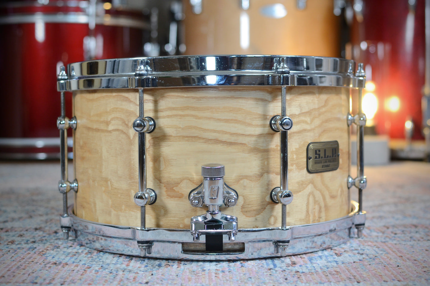 Tama S.L.P. 'LGM137' 13x7" G-Maple Snare Drum in Satin Tamo Ash