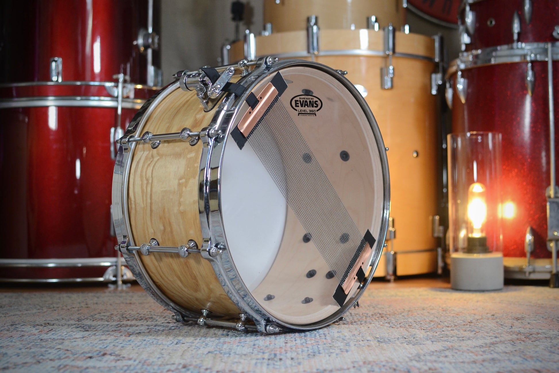 Tama S.L.P. 'LGM137' 13x7" G-Maple Snare Drum in Satin Tamo Ash