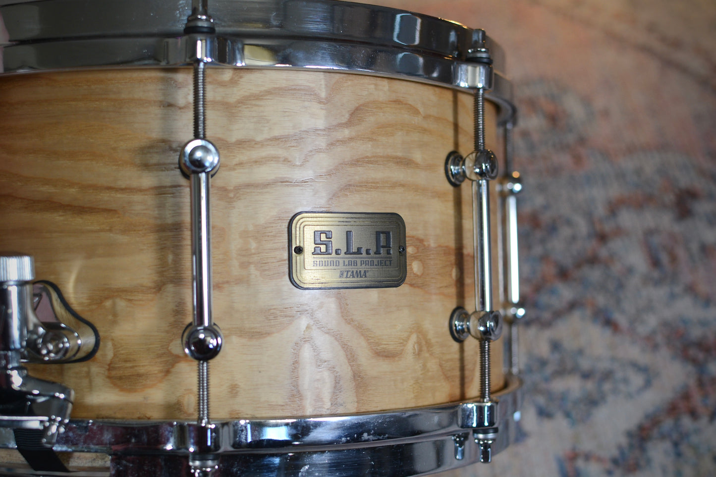 Tama S.L.P. 'LGM137' 13x7" G-Maple Snare Drum in Satin Tamo Ash