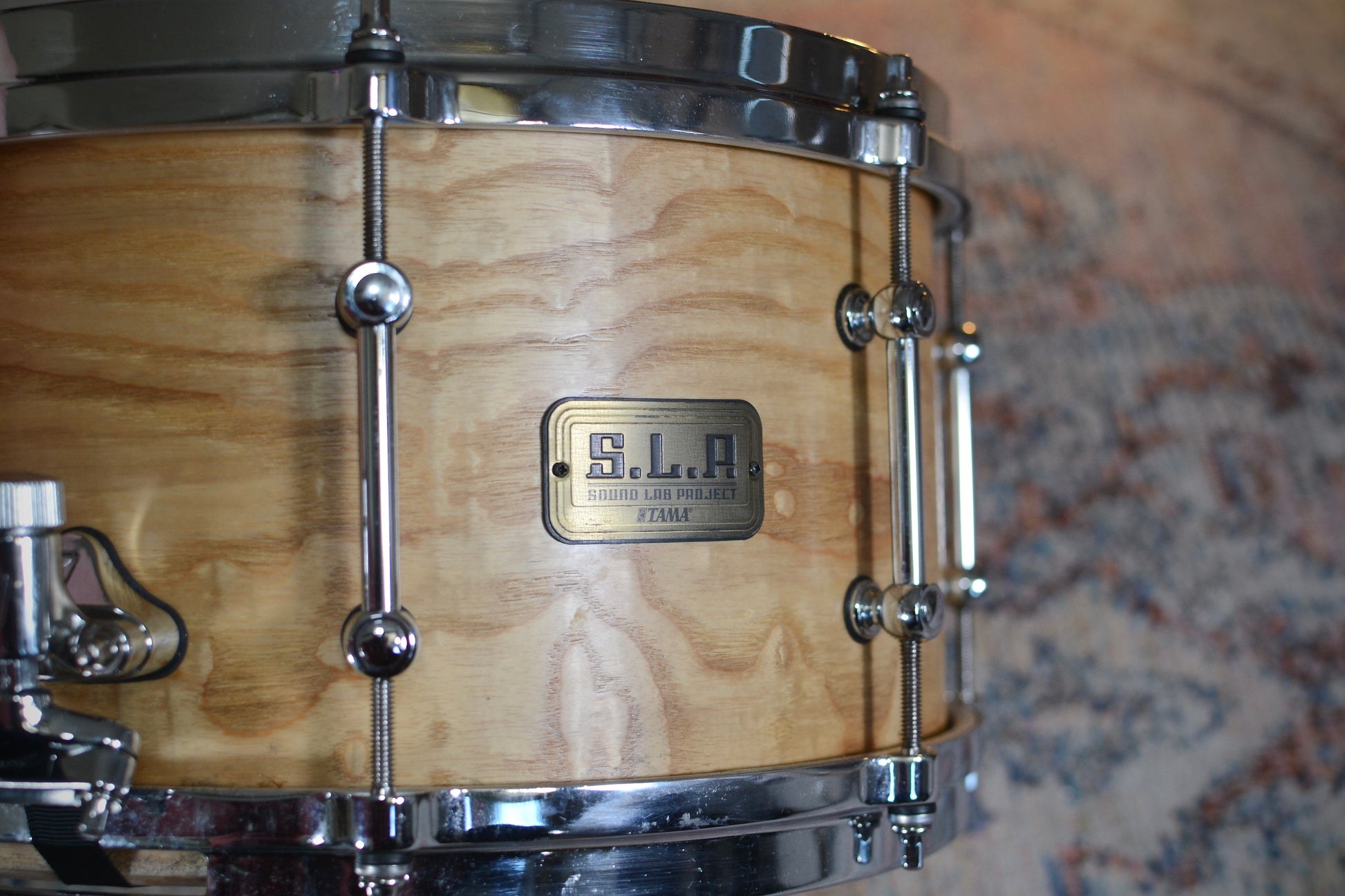 Tama S.L.P. 'LGM137' 13x7" G-Maple Snare Drum in Satin Tamo Ash