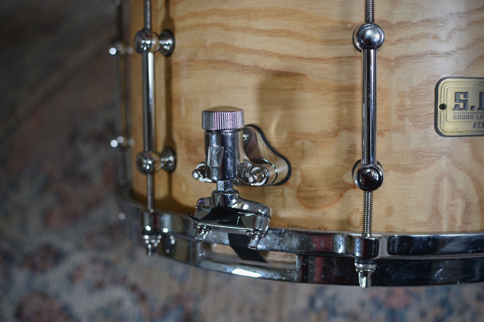 Tama S.L.P. 'LGM137' 13x7" G-Maple Snare Drum in Satin Tamo Ash