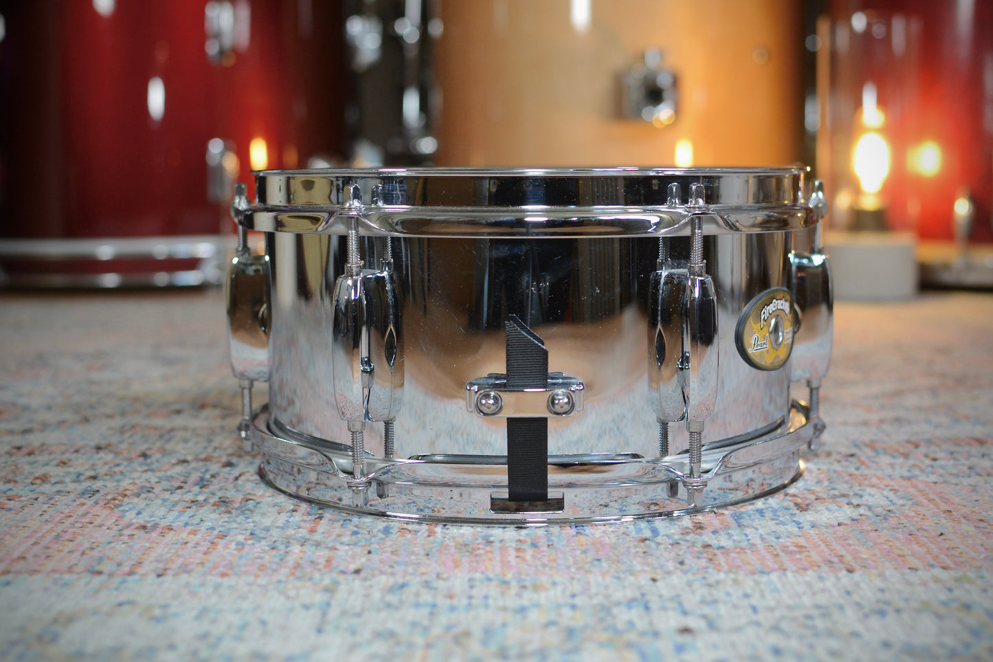 Pearl 'Fire Cracker' 10x5" Steel Snare Drum