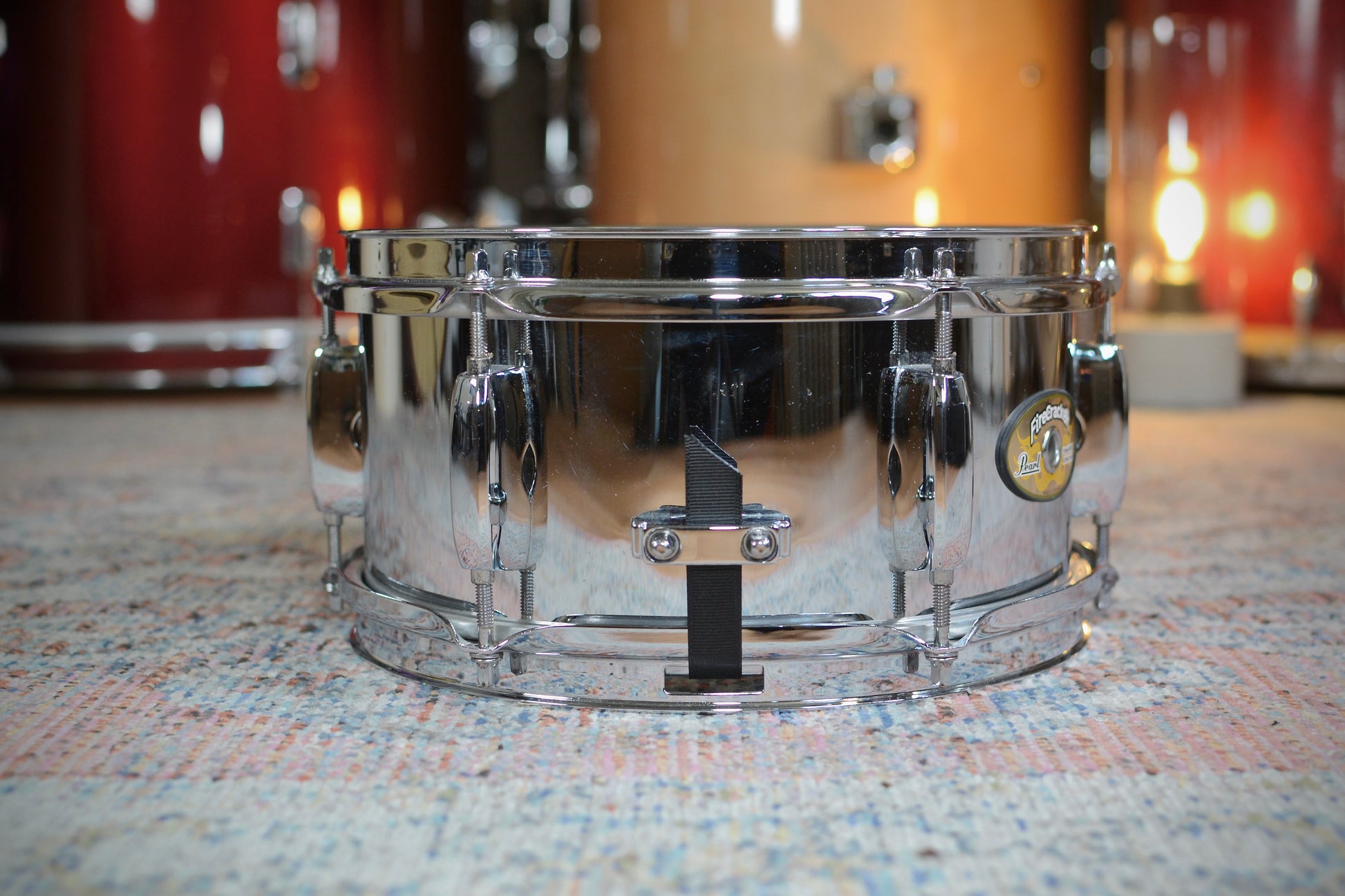 Pearl 'Fire Cracker' 10x5" Steel Snare Drum
