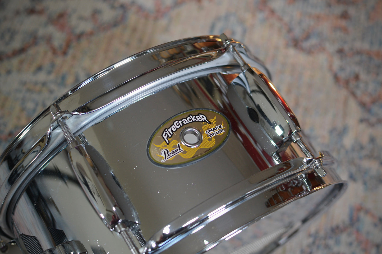 Pearl 'Fire Cracker' 10x5" Steel Snare Drum