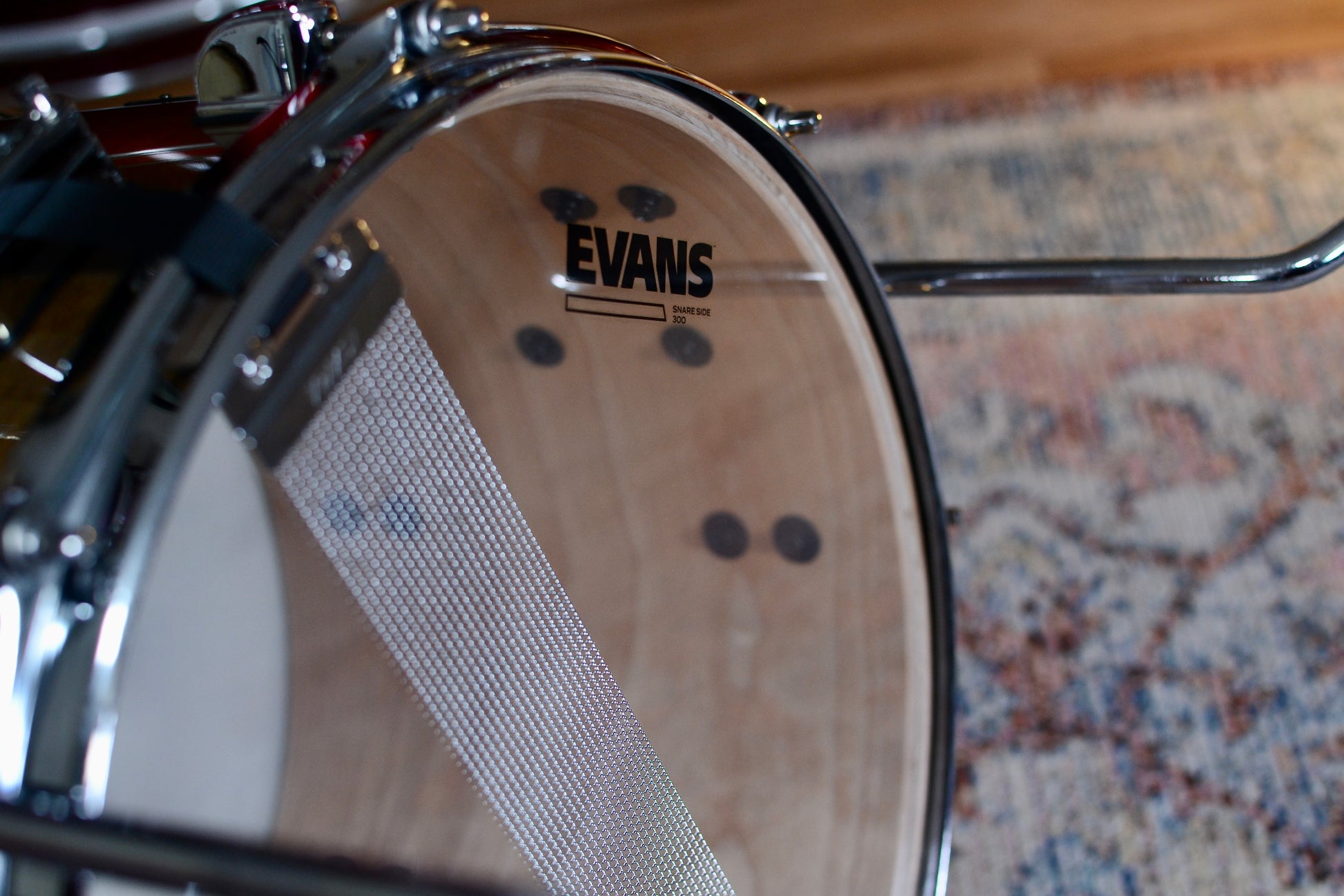 Tama S.L.P. ‘Duo Snare’ 14x10” Snare Drum with Legs - Transparent Mocha