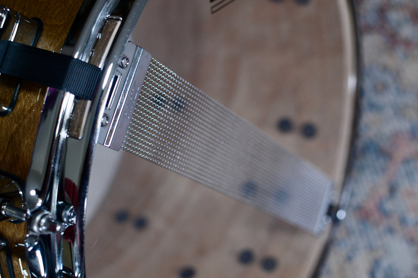 Tama S.L.P. ‘Duo Snare’ 14x10” Snare Drum with Legs - Transparent Mocha