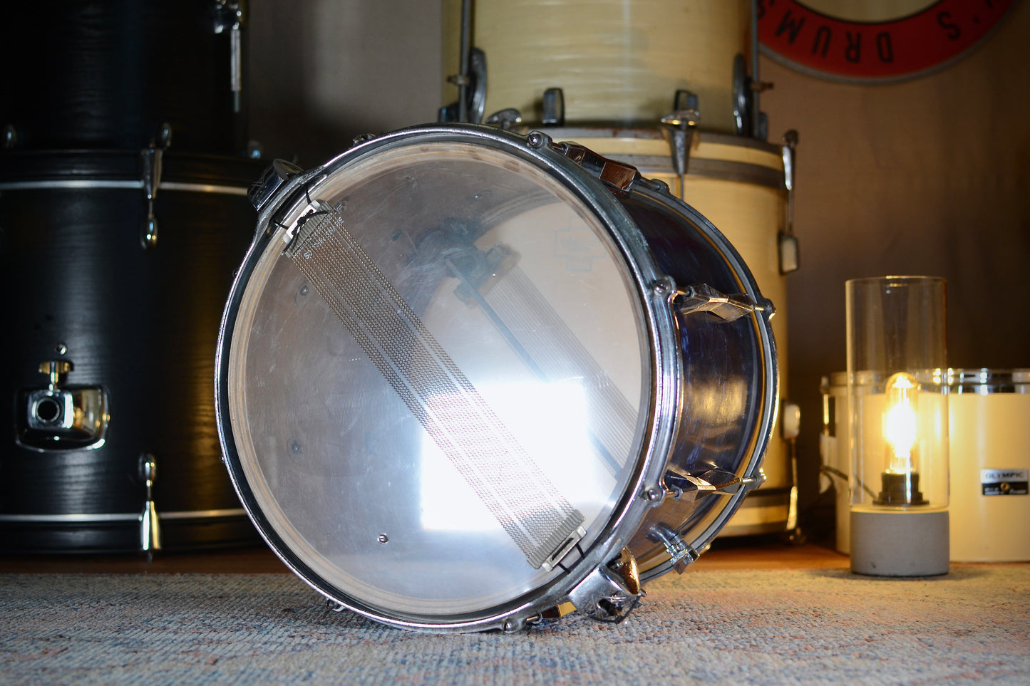 Carlton '1005' Symphony Model Vintage 14x10” Snare Drum in Blue Pearl - 1959