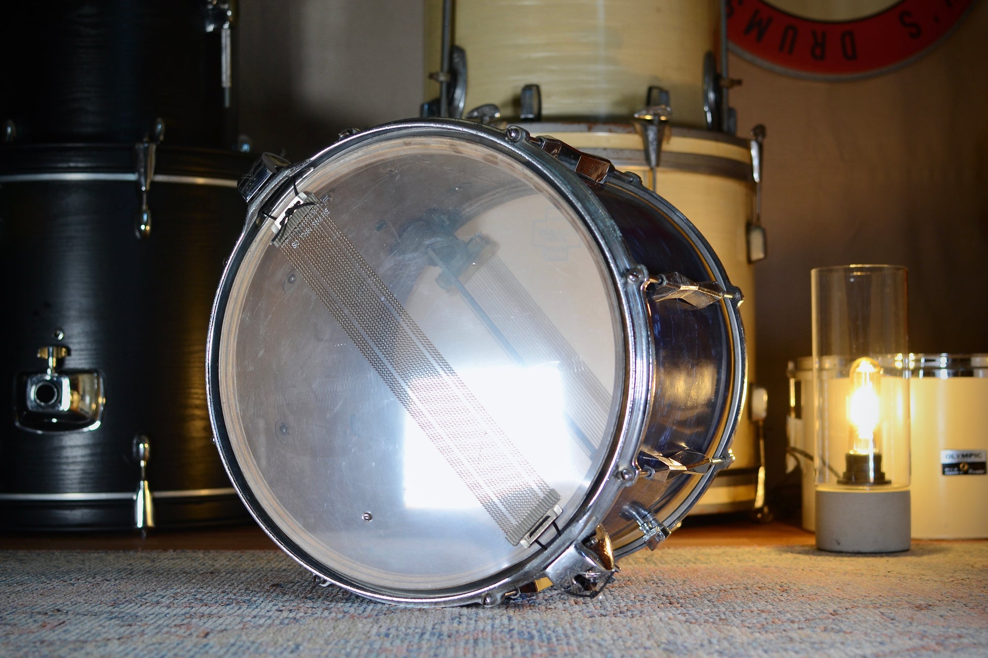 Carlton '1005' Symphony Model Vintage 14x10” Snare Drum in Blue Pearl - 1959