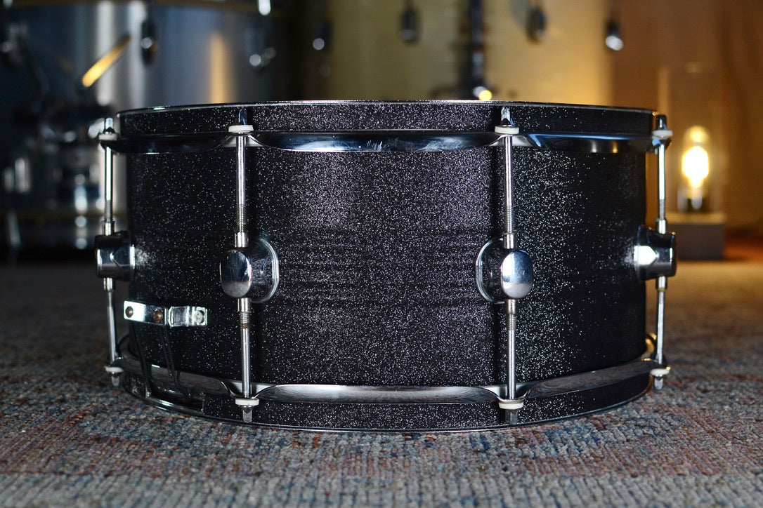 HD Custom 14x6.5" Steel Snare Drum in Galaxy Sparkle Finish