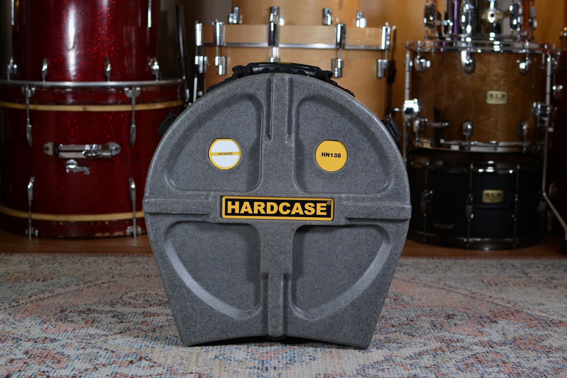 Hardcase 'HNL13S' Fully Lined Snare Drum Case in Granite