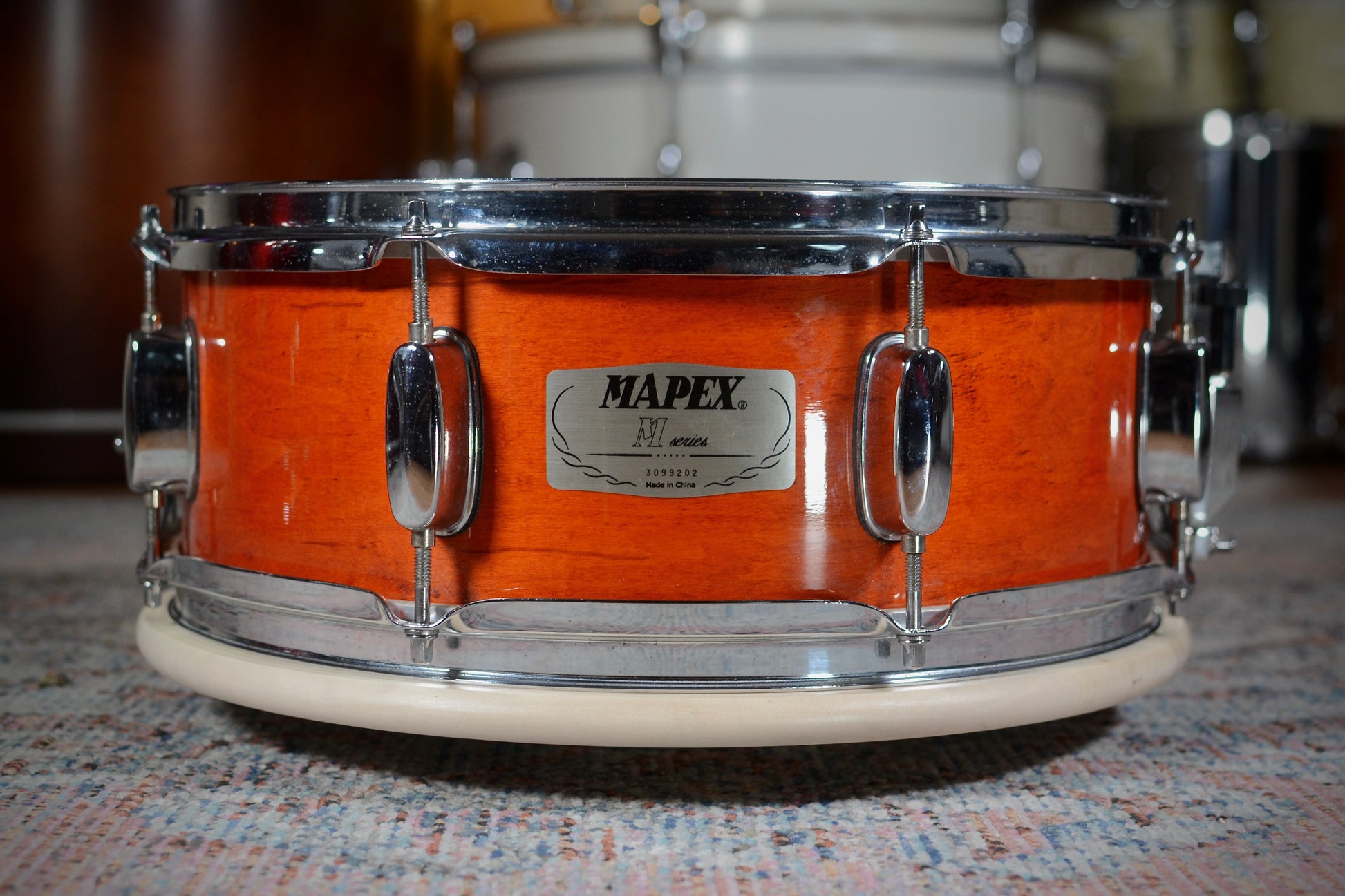 Mapex 'M Series' 14x5.5" Snare Drum in Transparent Honey Amber - 2000