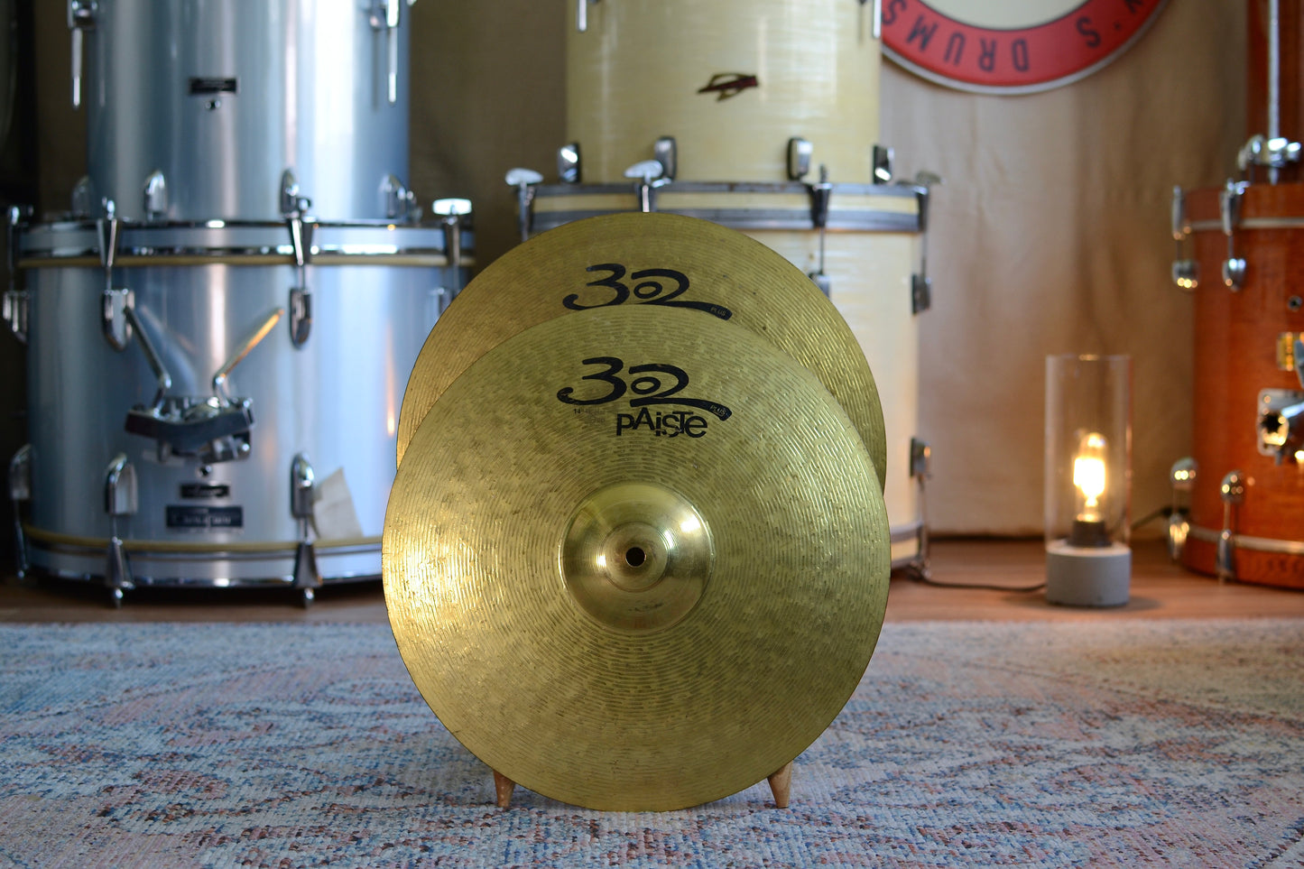 Paiste 302 Plus 14" Hi-hat Cymbals - 739/860g
