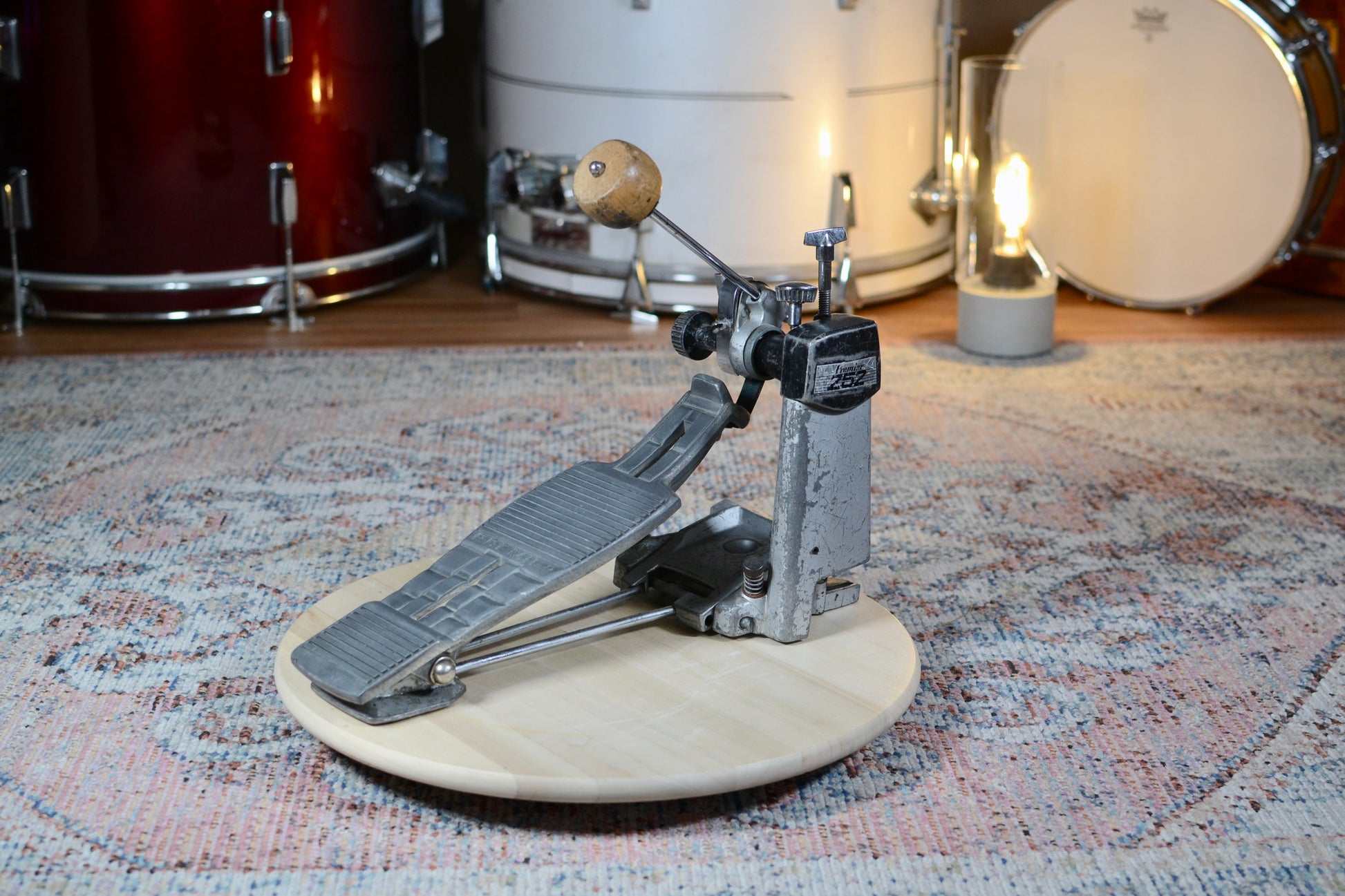 Premier '252' Vintage Bass Drum Pedal with Wood Beater - 1976