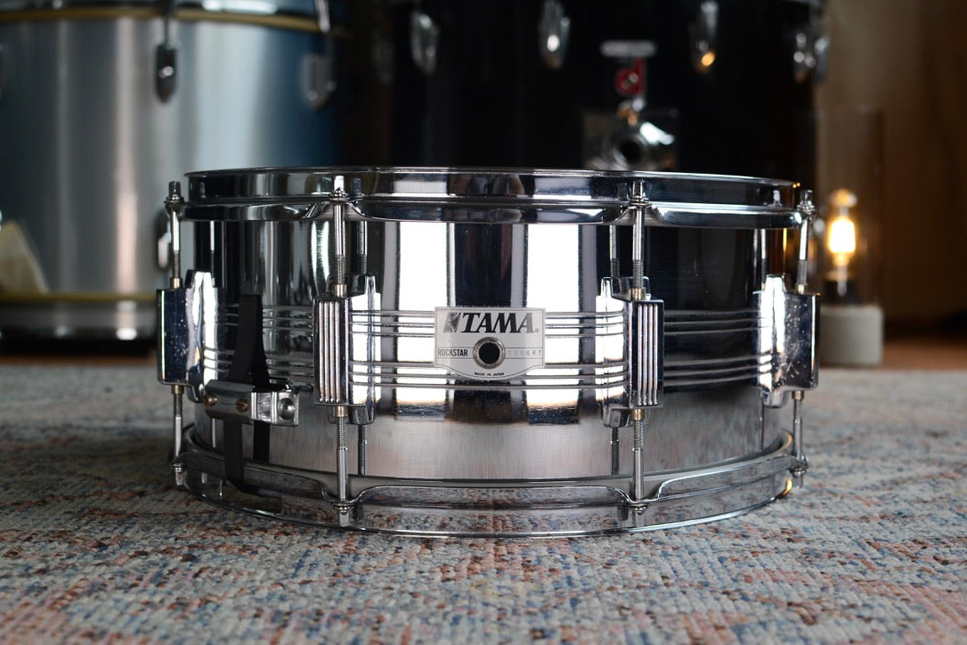 Tama 'RS106' 14x6.5” Rockstar Steel Snare Drum - 1988