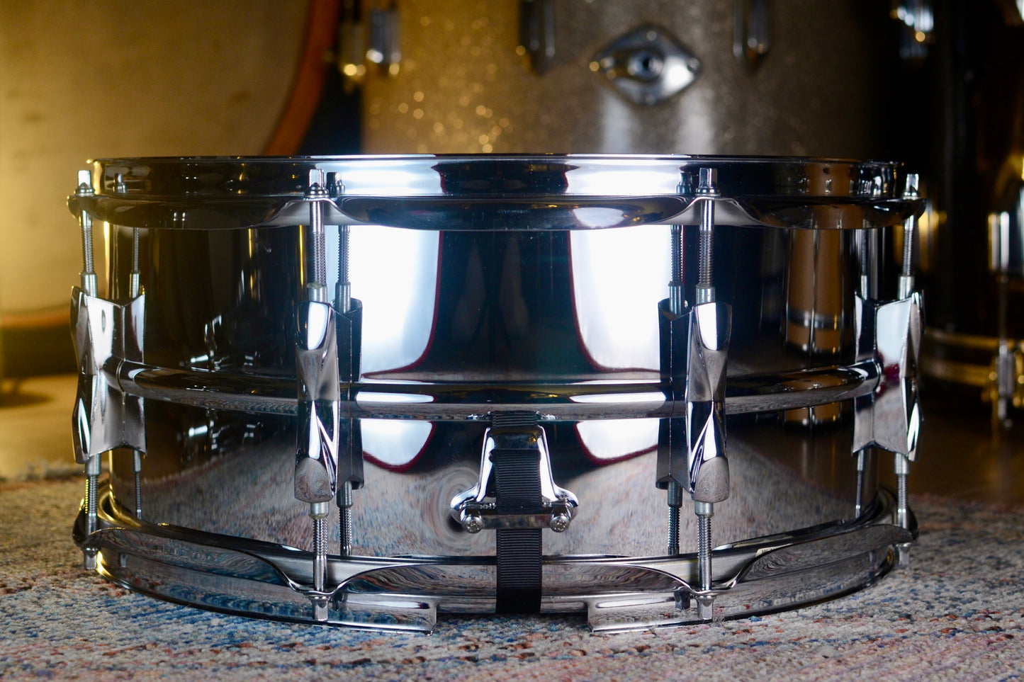 Premier '1026' 14x6.5" Vintage Steel Snare Drum - 1990s