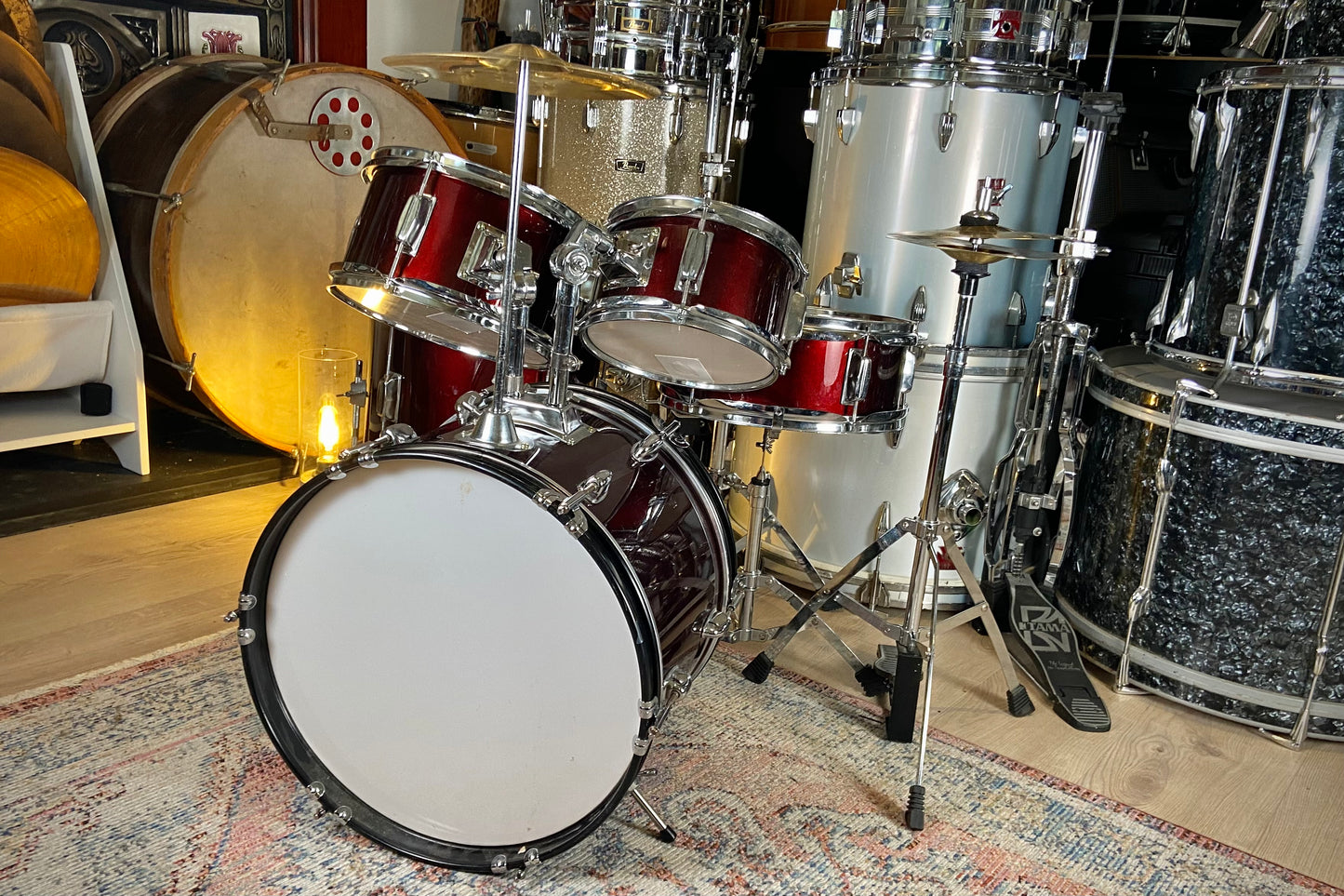 Percussion Century Junior Drum Kit in Ruby Red - 16/8/10/13/12SD