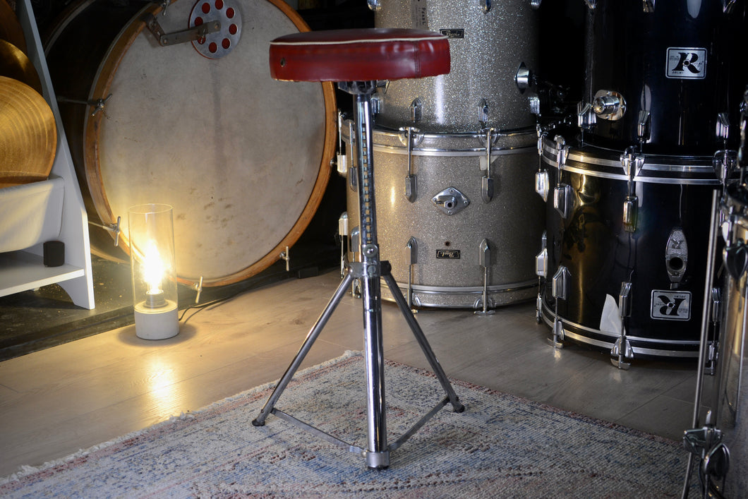 Premier Vintage '246' De Luxe Drum Throne - Red