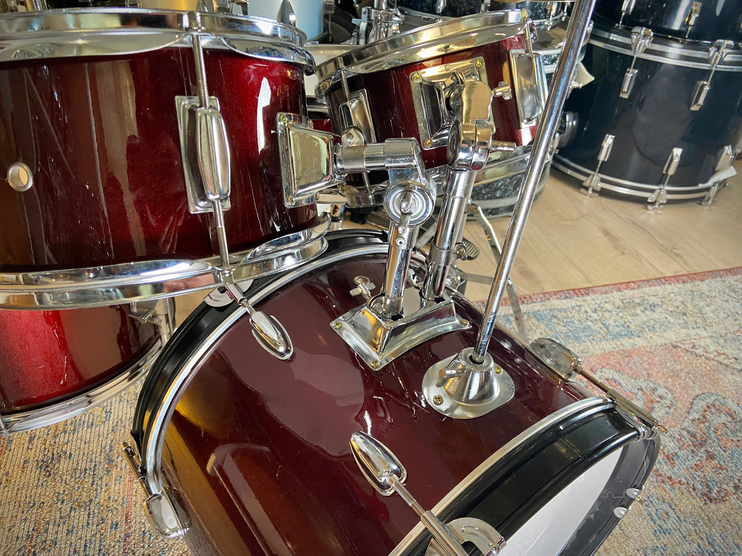 Percussion Century Junior Drum Kit in Ruby Red - 16/8/10/13/12SD