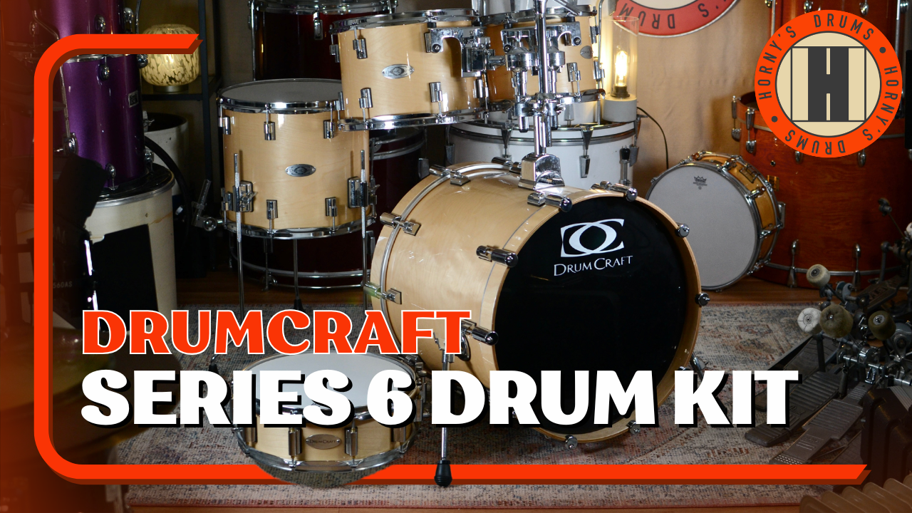 DrumCraft Series 6 Birch Drum Kit in Natural Gloss - 10/12/14/20/14SD