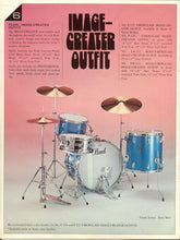 Load image into Gallery viewer, Pearl &#39;FW-522&#39; Wood-Fibreglass Drum Kit with Wood Wrap - 13/16/22&quot; - 1976
