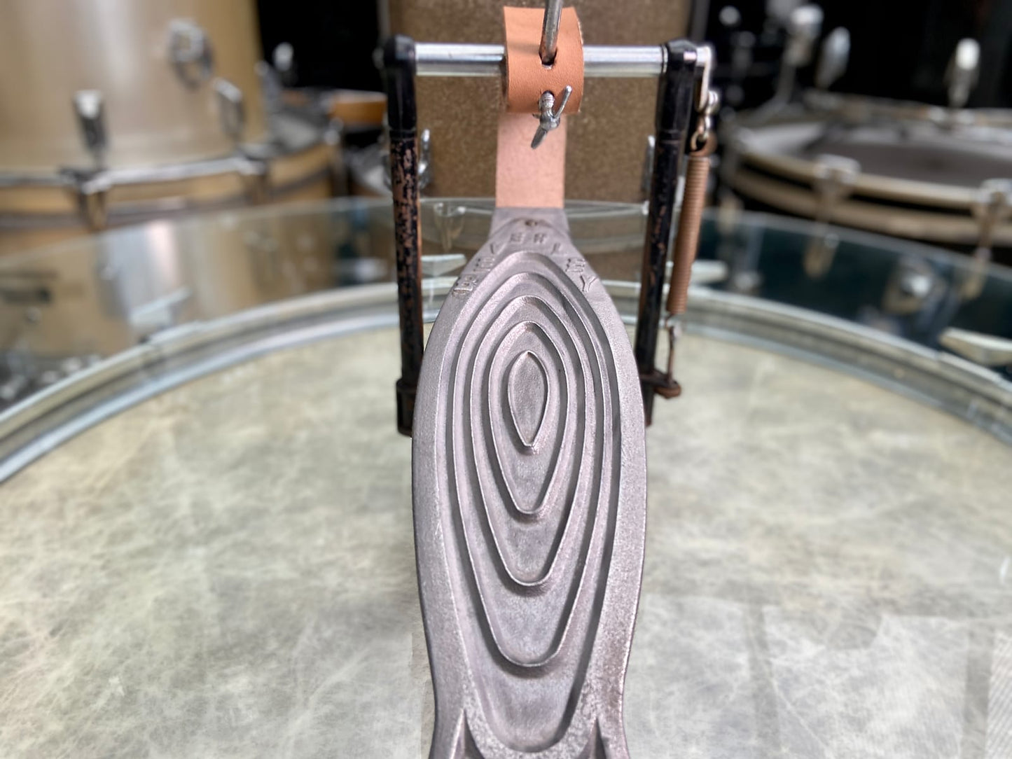 Beverley 'Black Night' Vintage Bass Drum Pedal - 1964